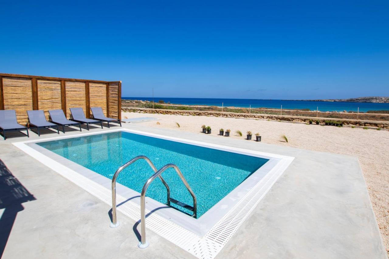 Cato Agro 5, Seafront Villa With Private Pool Afiartis Esterno foto